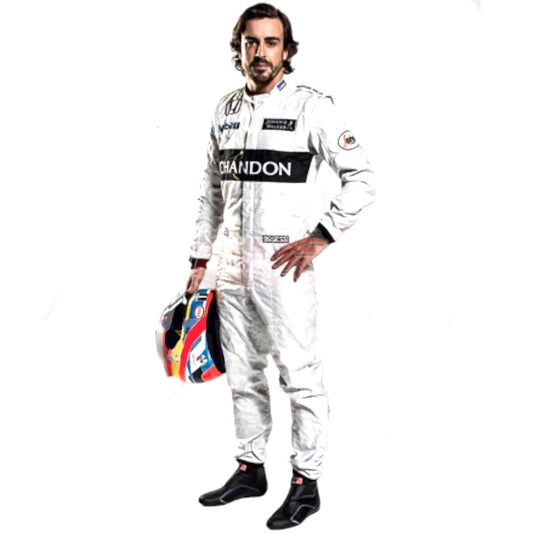 2016 Fernando Alonso McLaren F1 Team Printed Race Suit