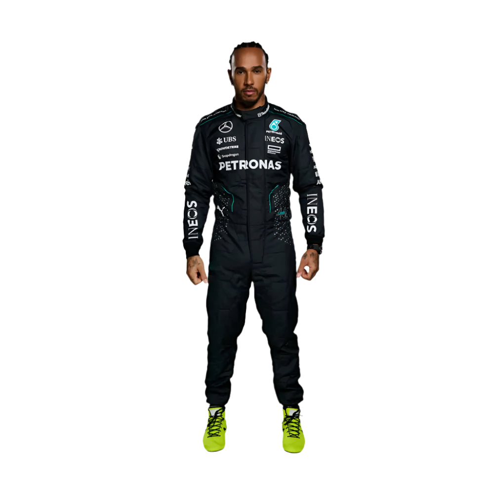Lewis Hamilton 2025 Go-Kart Racing Suit | Mercedes-AMG Petronas F1 Replica - My Racing Suits