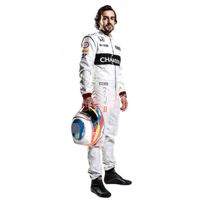 2016 Fernando Alonso McLaren F1 Team Printed Race Suit