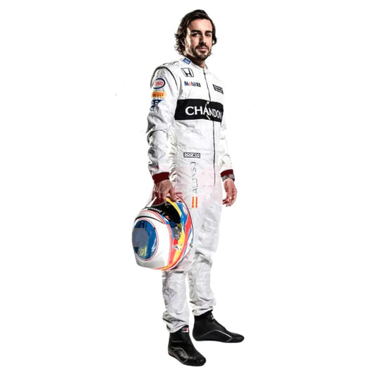 2016 Fernando Alonso McLaren F1 Team Printed Race Suit