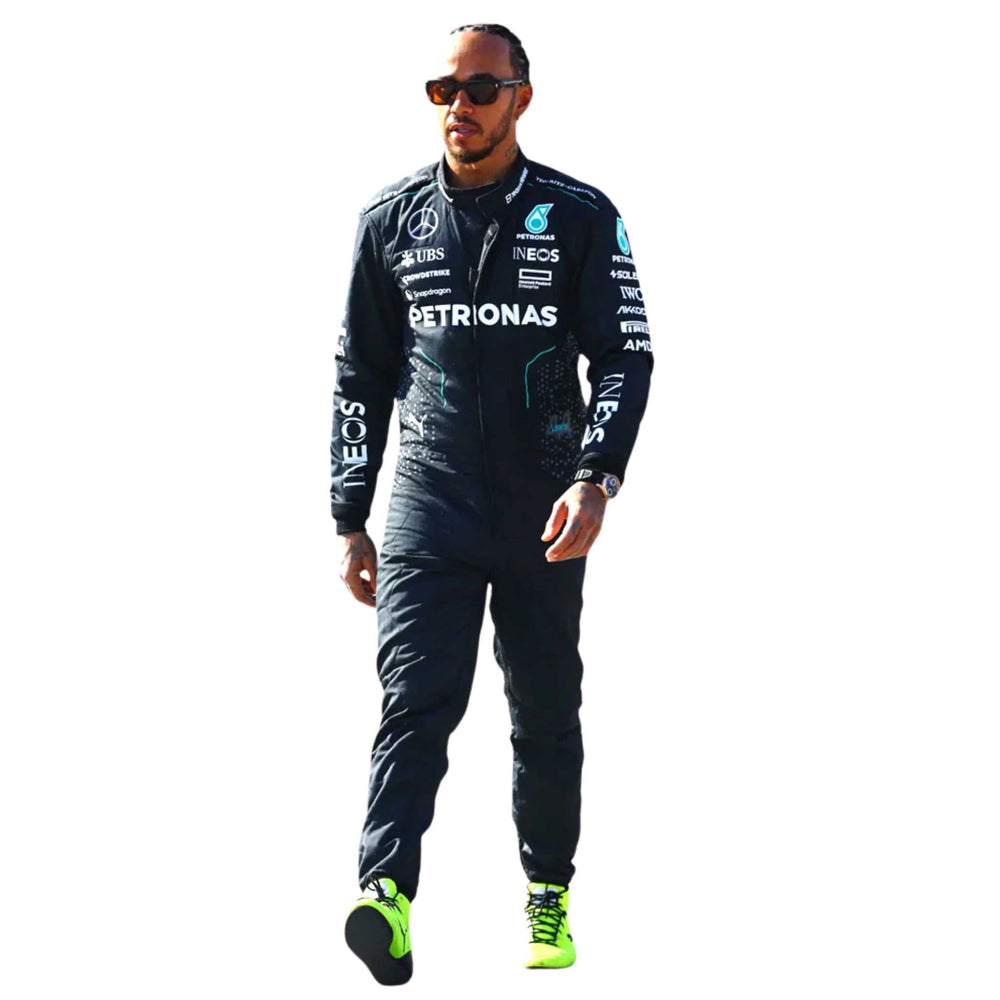 Lewis Hamilton 2025 Go-Kart Racing Suit | Mercedes-AMG Petronas F1 Replica - My Racing Suits