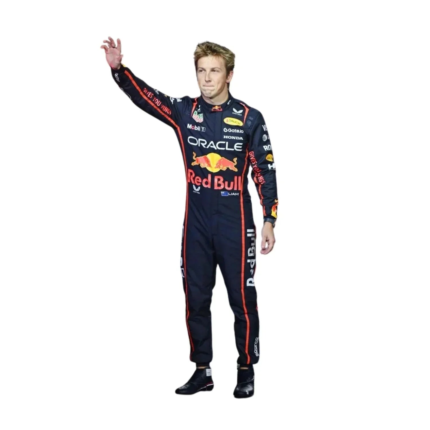 Liam Lawson 2025 F1 Replica Racing Suit – High-Quality Printed Fan Edition - My Racing Suits