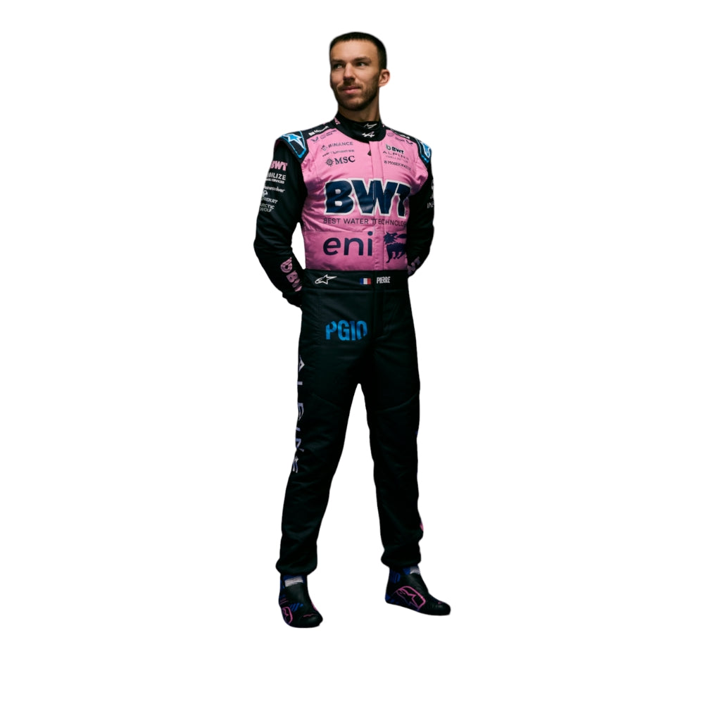 F1 Pierre Gasly 2025 BWT Alpine Team Printed Racing Suit
