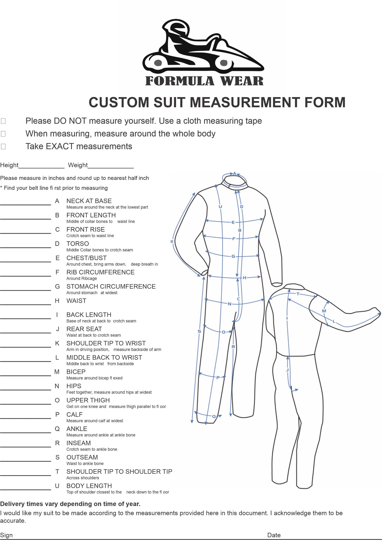 2023 Logan Sargeant Race Suit F1 Williams Printed Racing Suit