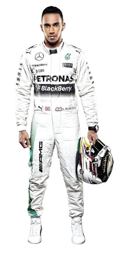 Lewis Hamilton 2014 Go-Kart Racing printed Suit | Mercedes-AMG Petronas F1 Team Replica - My Racing Suits