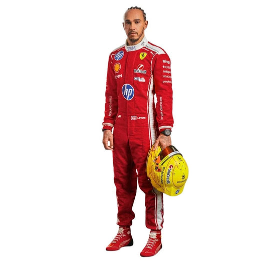 NEW 2026 Lewis Hamilton Ferrari HP F1 Race Suit