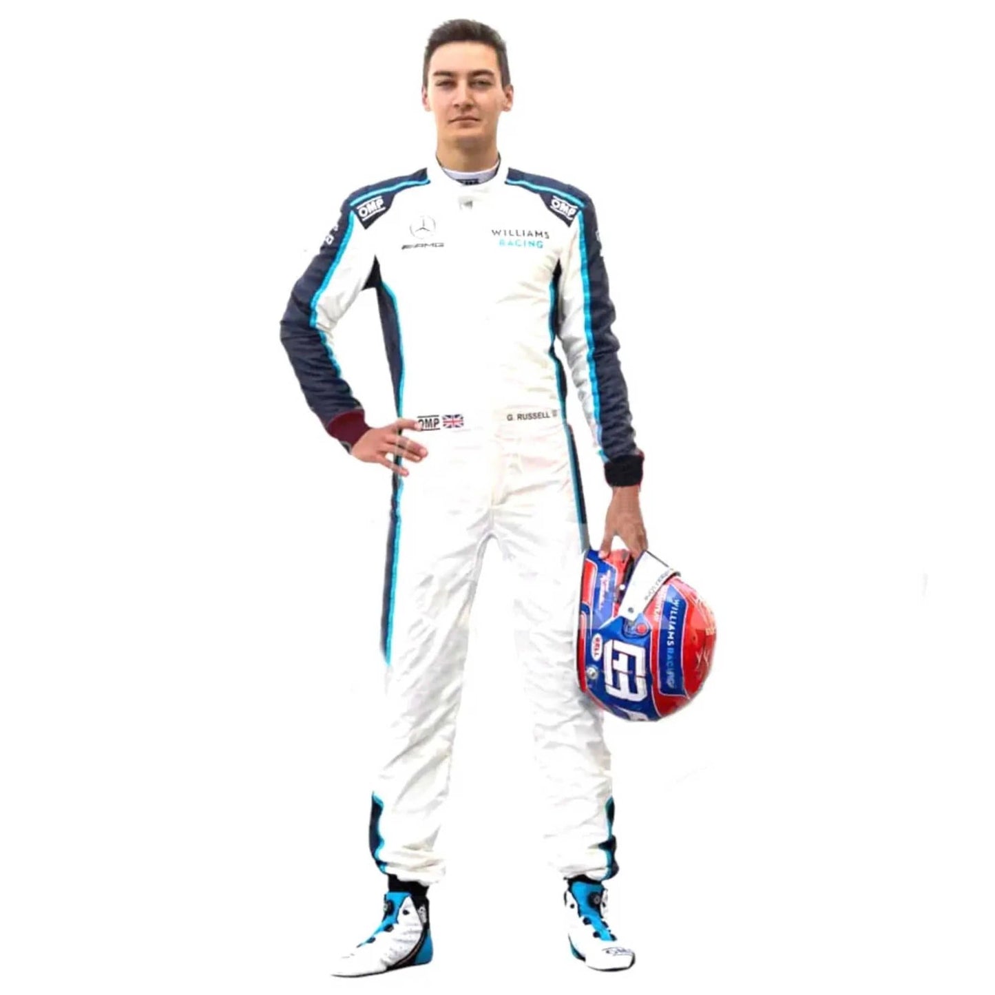 George Russell 2021 William Racing Go-Kart printed Suit